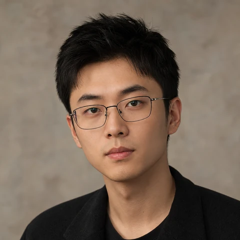 AI 생성 이미지 — 王浩 작가 초상