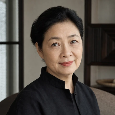 AI 생성 이미지 — 张琳 작가 초상