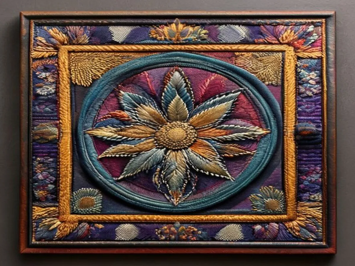 AI 생성 이미지 — Indigo Boro Panel
