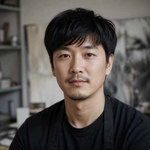 AI 생성 이미지 — 윤도현 작가 초상