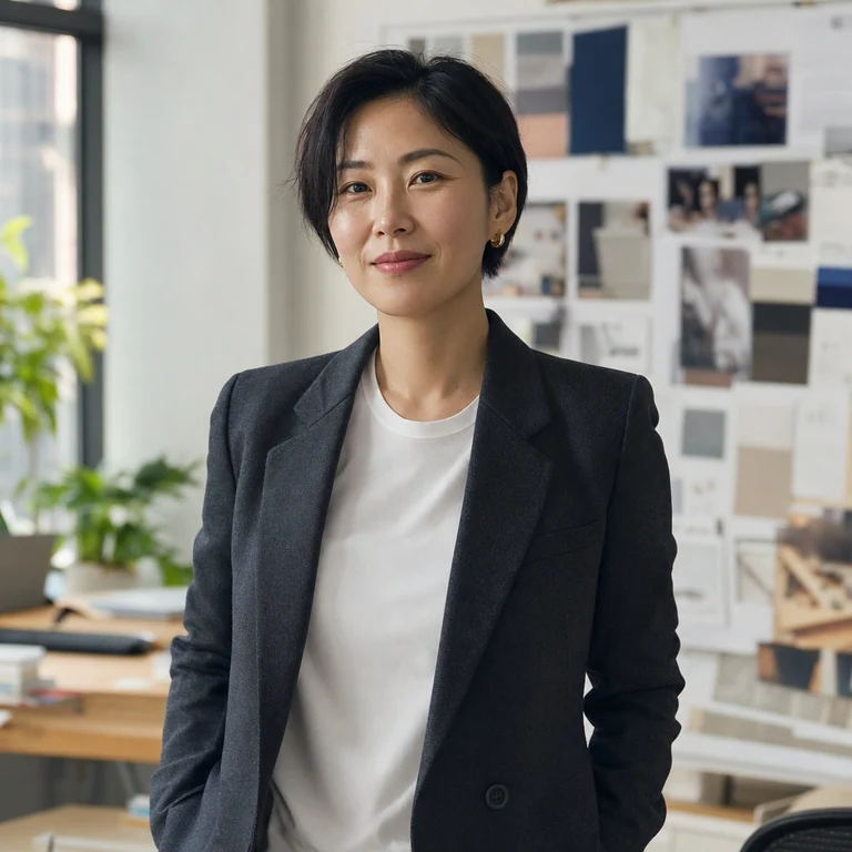 AI 생성 이미지 — 신우빈 작가 초상