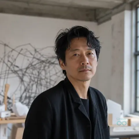AI 생성 이미지 — 류현 작가 초상