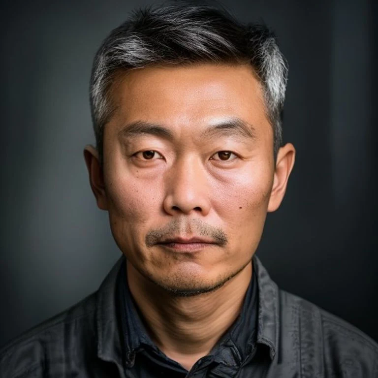 AI 생성 이미지 — Nguyễn Minh Anh 작가 초상